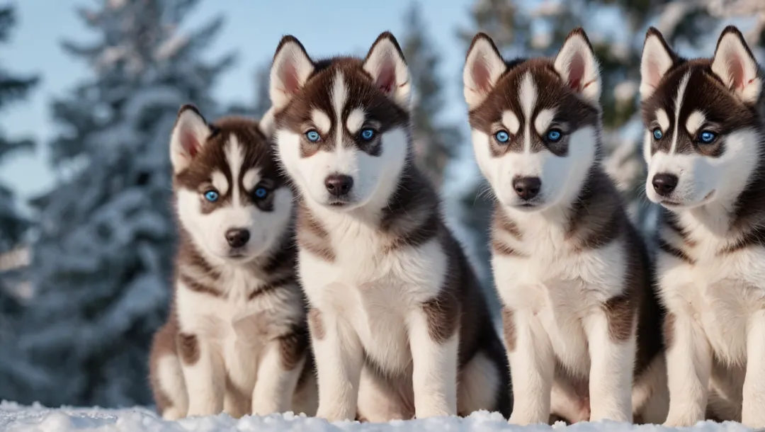 Milagro Siberiano: ¡Los cachorros de Husky roban corazones!