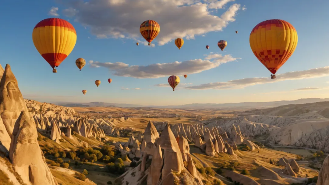 Cappadocia Sky Dance: Hot Air Balloons Soar to New Heights!