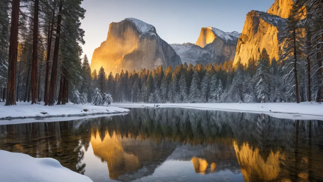 Winter’s Veil Over Yosemite