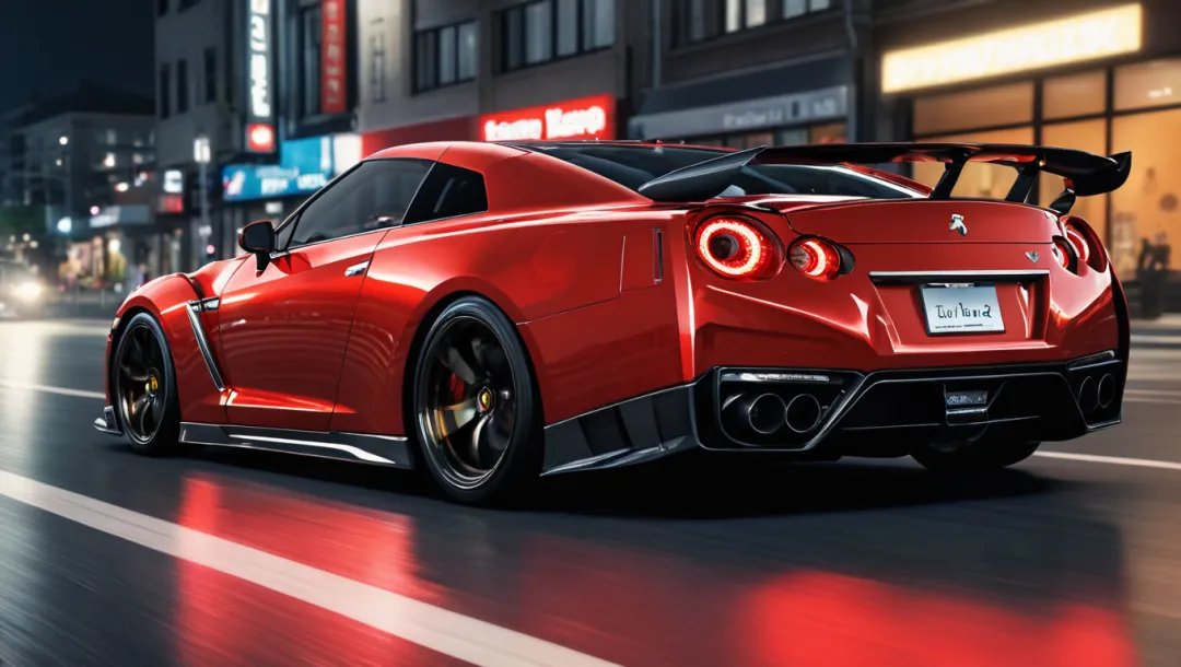 E’tiborga loyiq! Ferrari qizil rangdagi GT-R R35