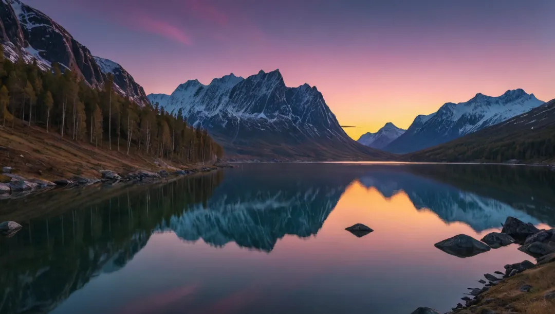 El pico que deslumbra en Senja