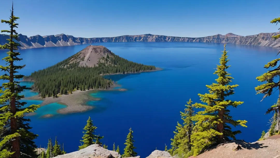 Crater Lake Marvels Tourists!