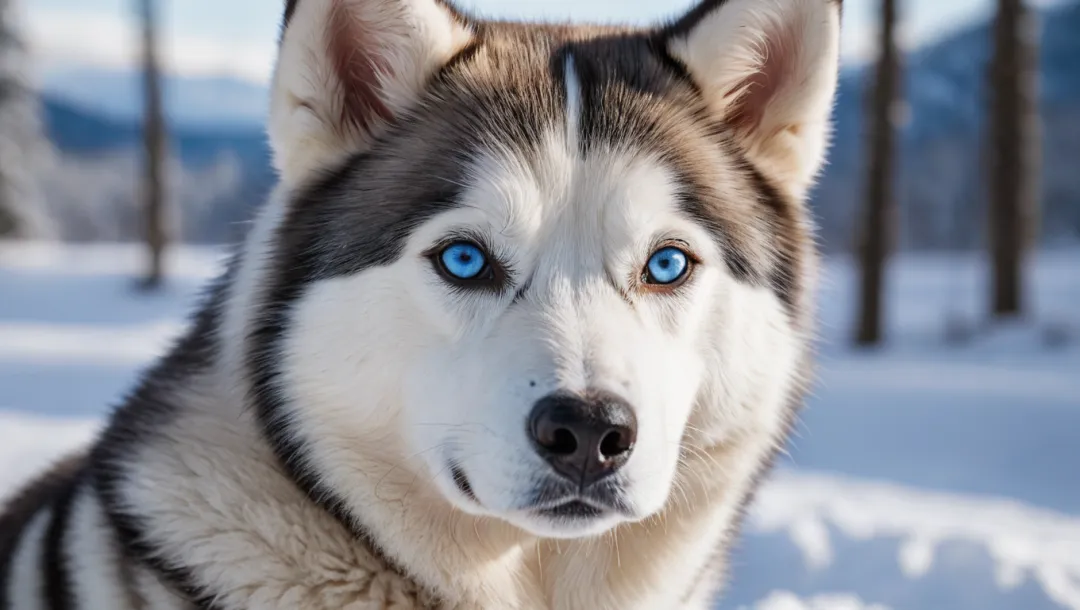 El misterio de los ojos azules en huskies