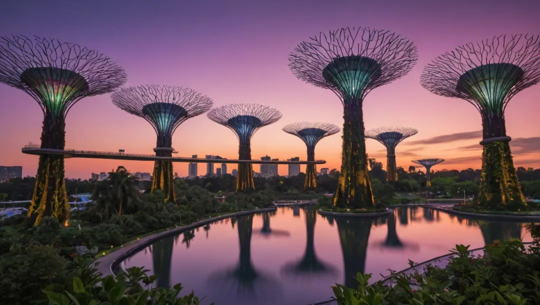 El esplendor del Árbol del Cielo en Singapur