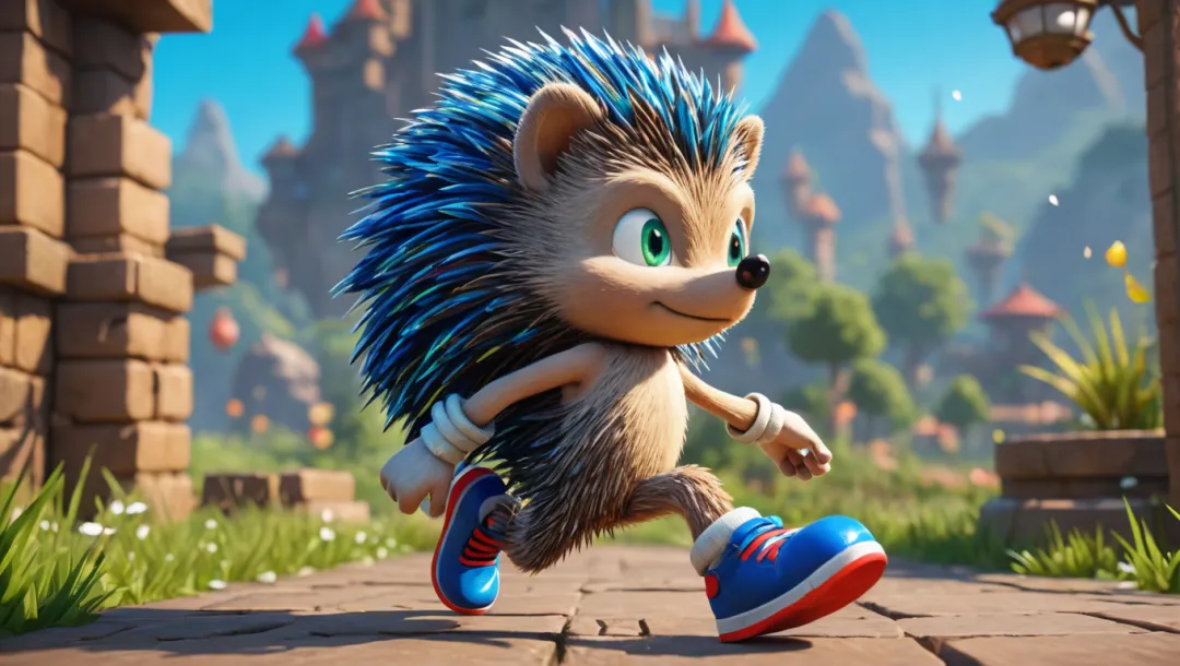 Sonic Nhím Tạo Bão Trong Thế Giới Ảo!