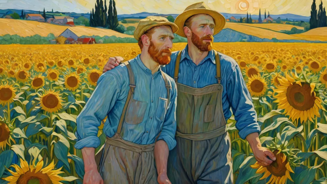 Laughter Through Canvas: Van Gogh’s Workers