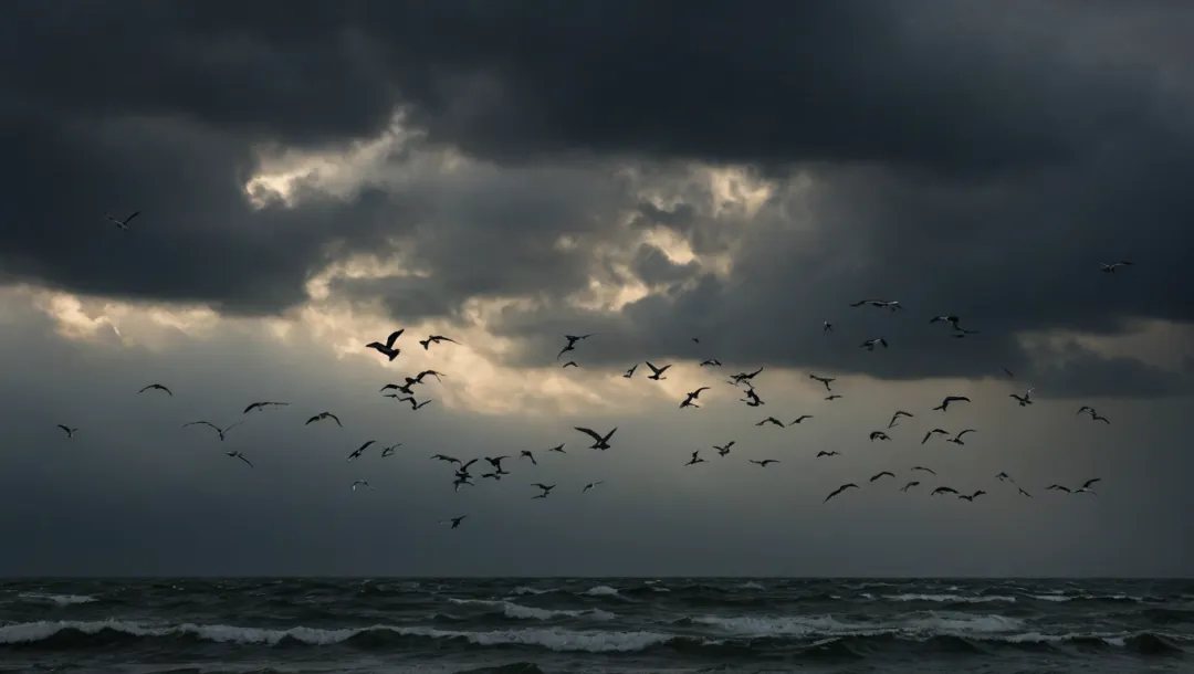 Alerta de tormenta: ¡Las gaviotas vuelan tierra adentro!