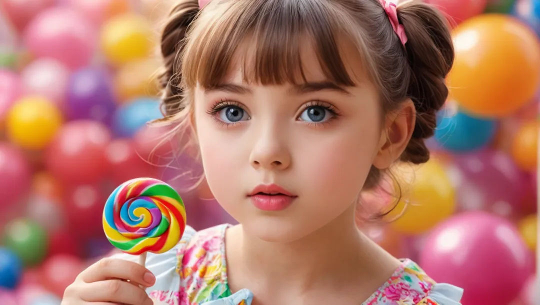 La niña que conquistó corazones con su amor por los dulces