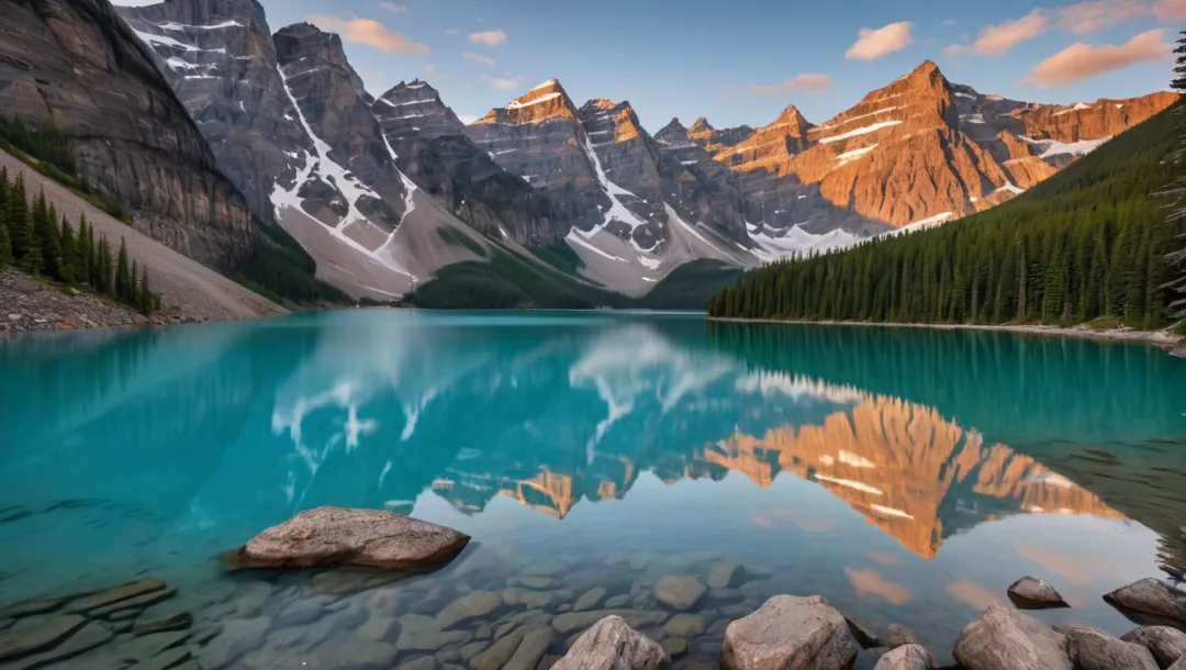 La Belleza Congelada de Lago Moraine