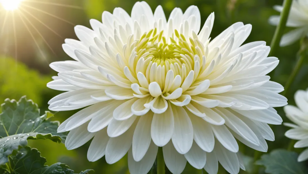 El blanco de una pasión pura: La chrysantemo