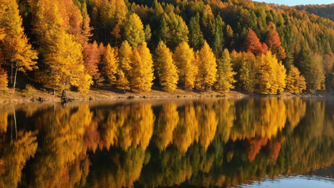 Autumn Serenity on Lake Vista