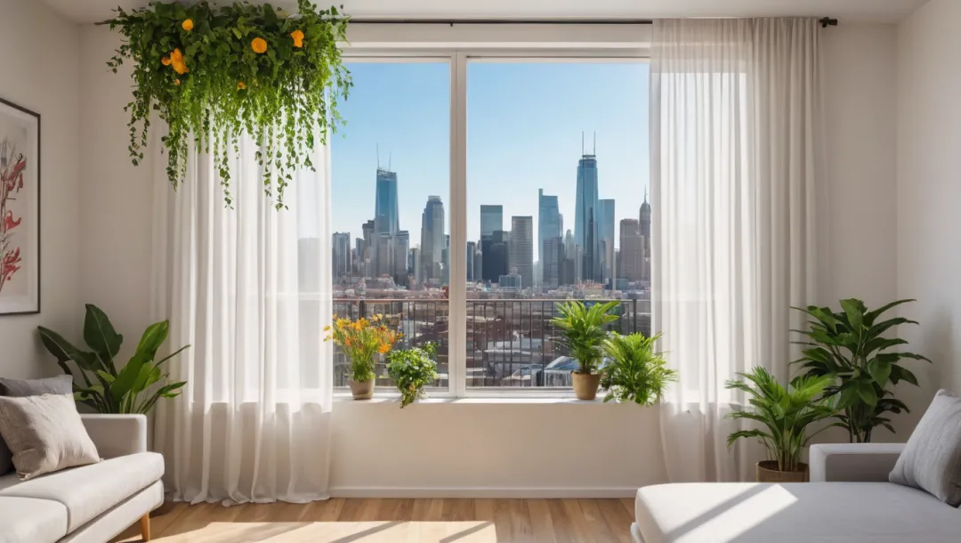 Urban Oasis: Potted Window Flowers Trending