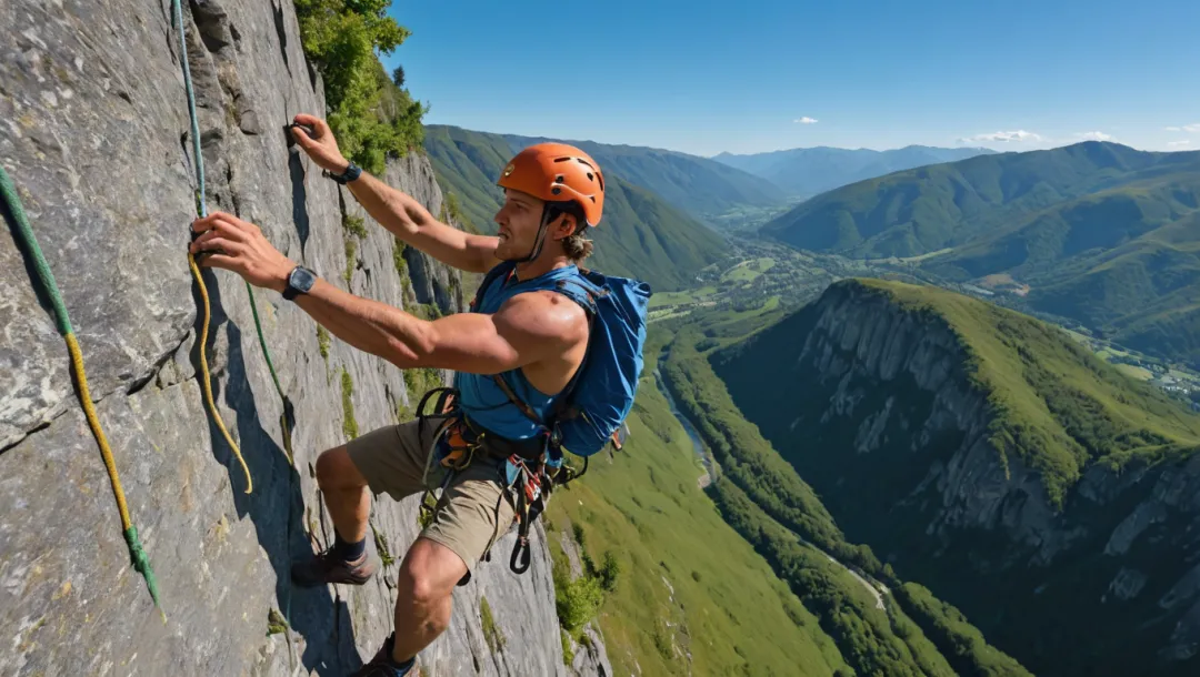 Conquering Heights: Climbers’ Fearless Feat