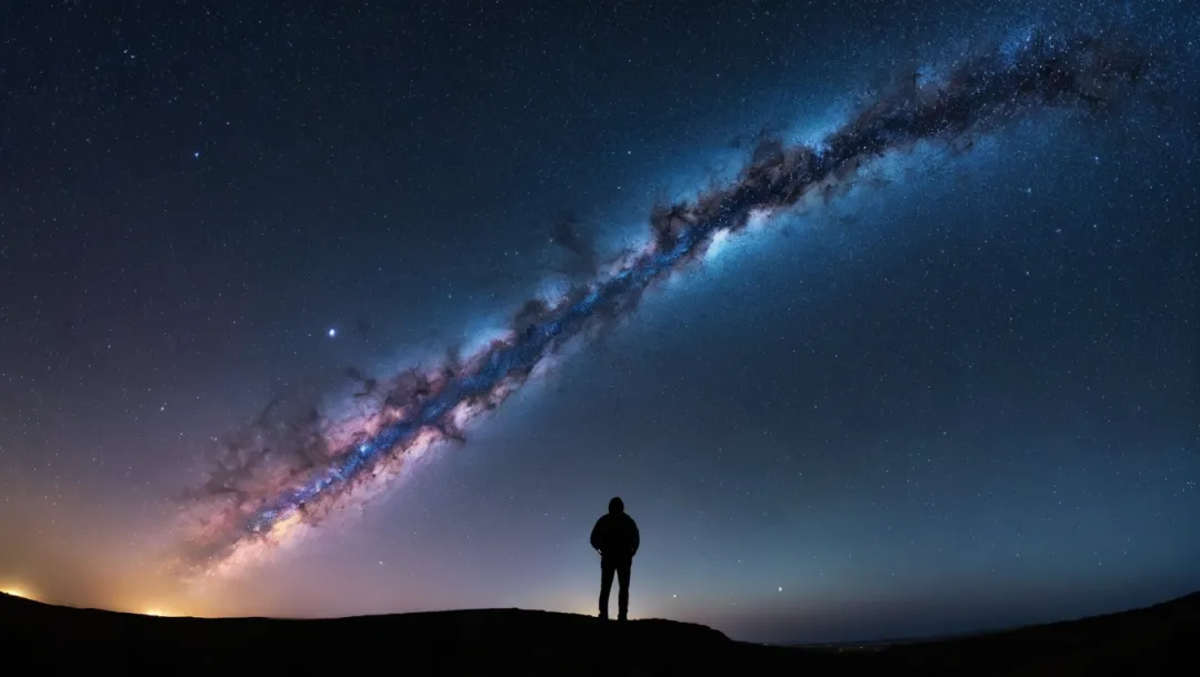 Bintang Bersinar di Langit Malam