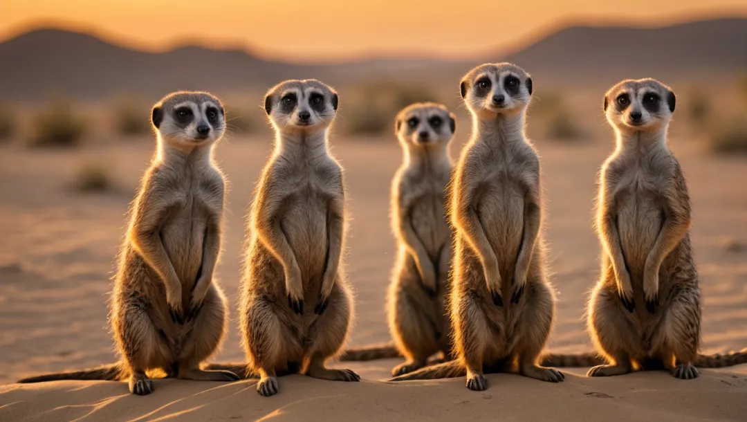 Meraklı Çevrelerin Yeni Gözdesi: Meerkatlar!