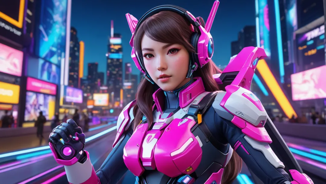 D.va de Overwatch cautiva a los jugadores