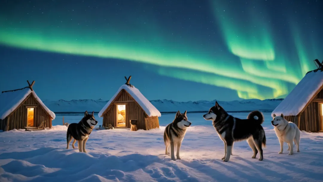 Inuit qishloqlarida itlar muhim rol o’ynaydi