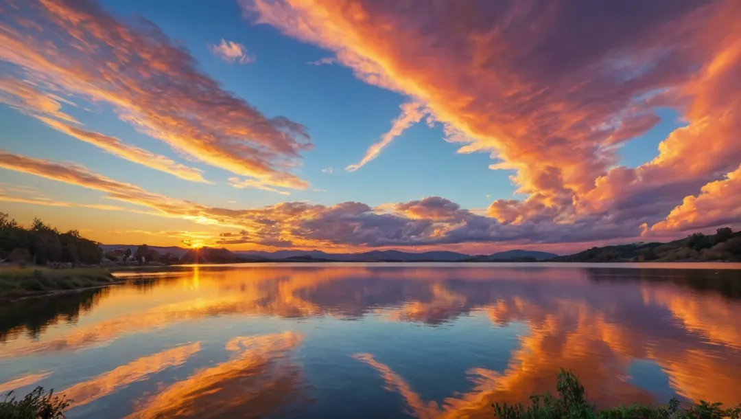 El ocaso deslumbra con su belleza