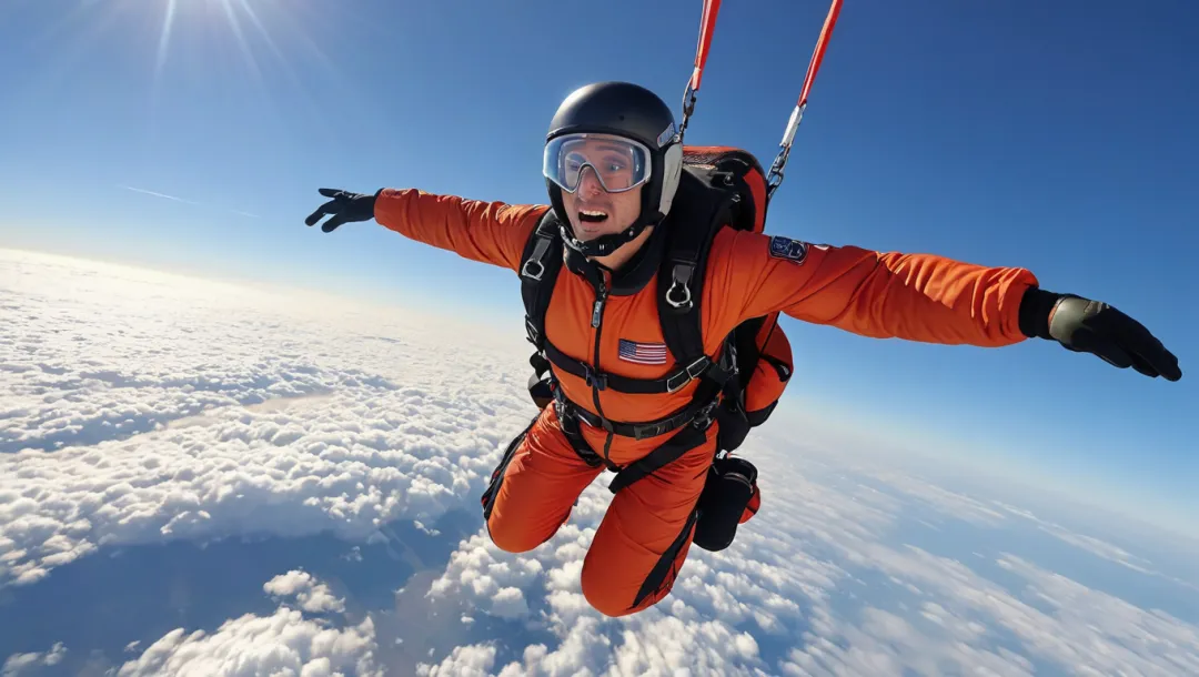 Terbang Tinggi di Langit dengan Parachute