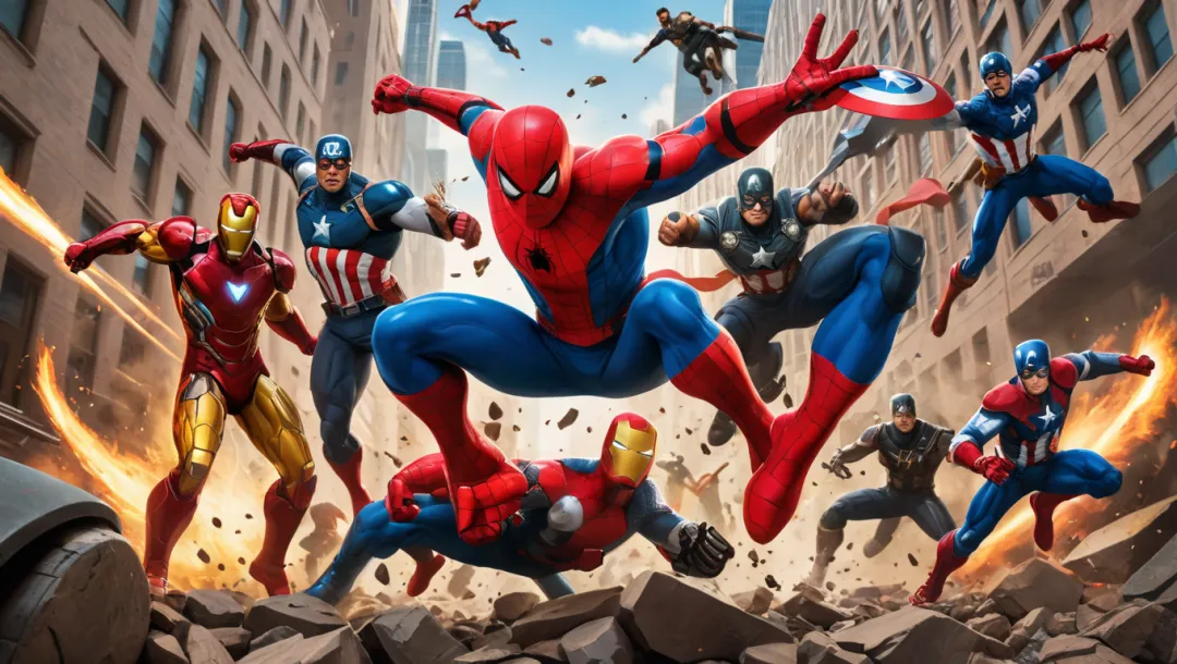 Huyền thoại Marvel tái hiện qua tranh vẽ!