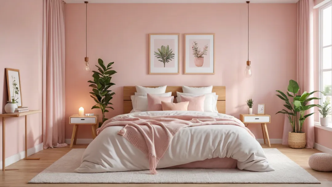 Transformasi Skema Warna Bilik Tidur: Pilihan Pink!