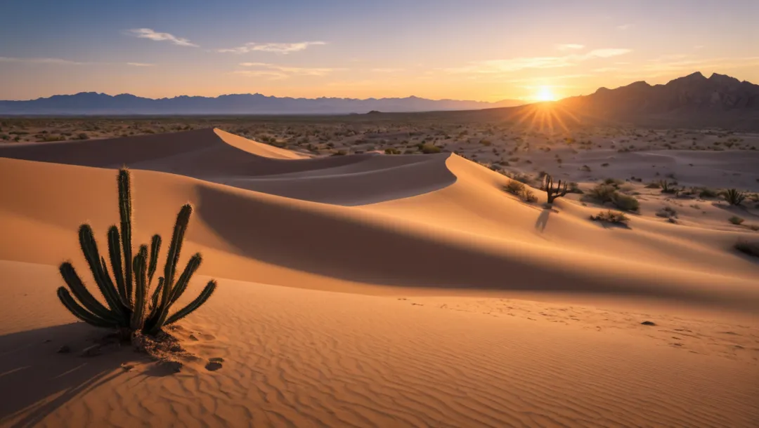 La belleza desolada del desierto