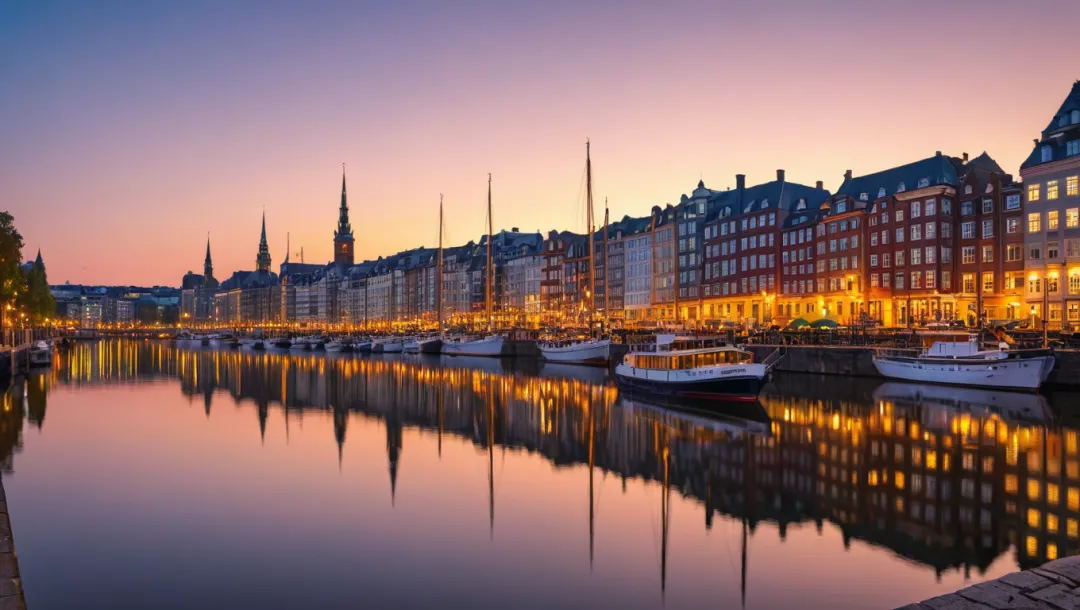 Hamburg at Dusk: A Tranquil Vista