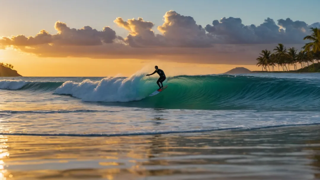 ¡Surfea en el paraíso!