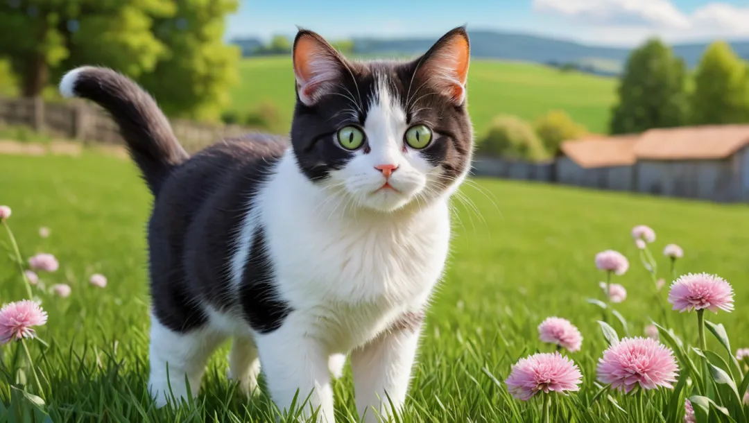 ¿Gato o Vaca? ¡Conoce al felino bicolor!