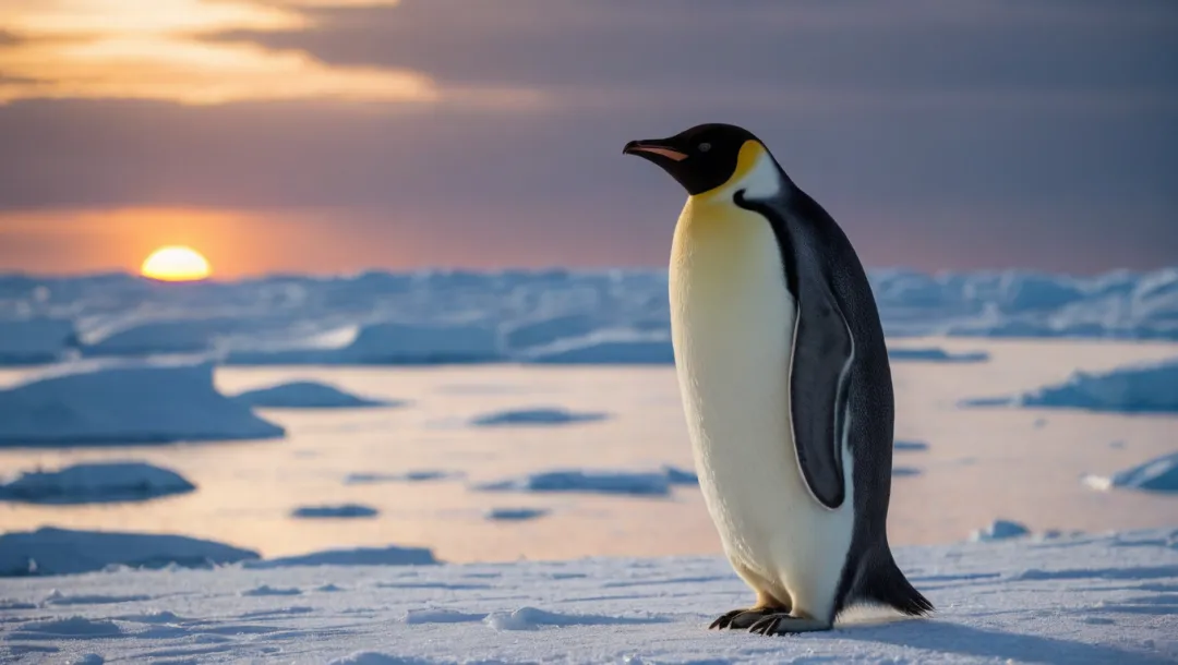 Pingüinos: Maestros del hielo ártico