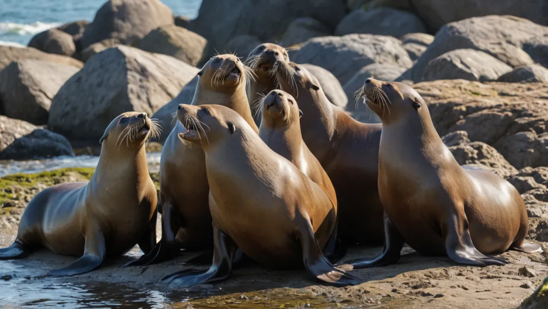 La oratoria marina de los leones de mar