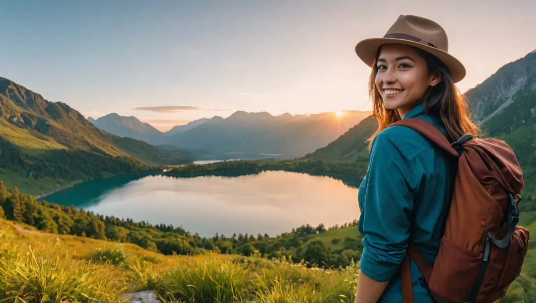 Sonrisas en el viaje solitario