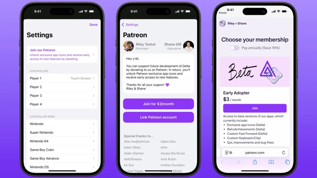 Delta Launches Patreon Gaming App After US App Store Policy Updates