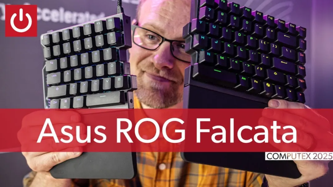 Asus Unveils First Split Wireless Gaming Keyboard
