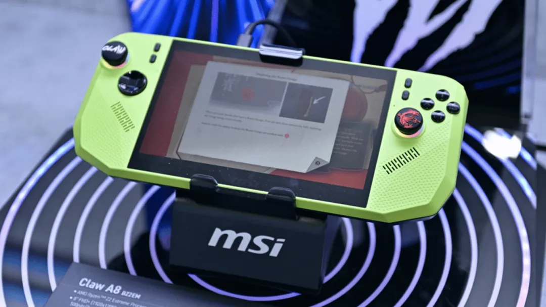 MSI Claw Handheld Elevates Gaming with AMD-Powered Performance