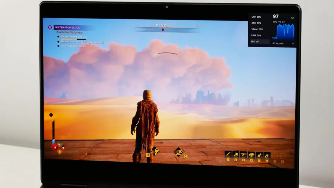 Dune Awakes at 257 FPS on RTX 5090 Laptop