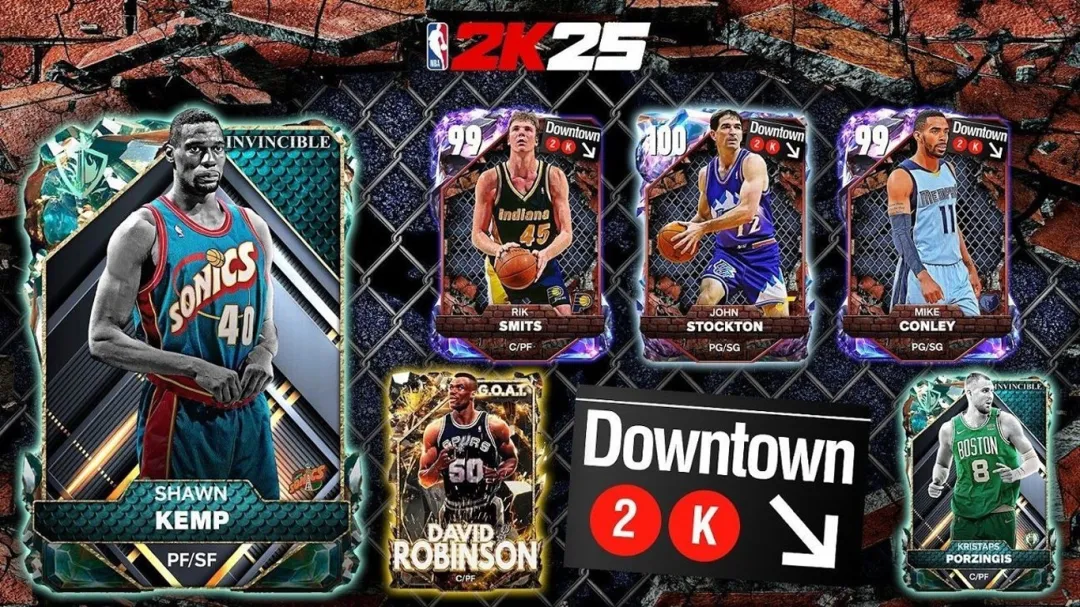 Kemp and Jordan Lead NBA 2K25 Downtown Super Packs