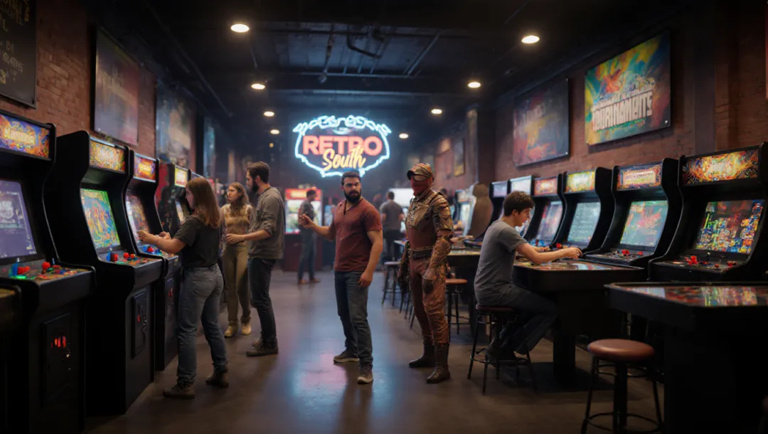 Family Fun and Gaming Unite at Retro South