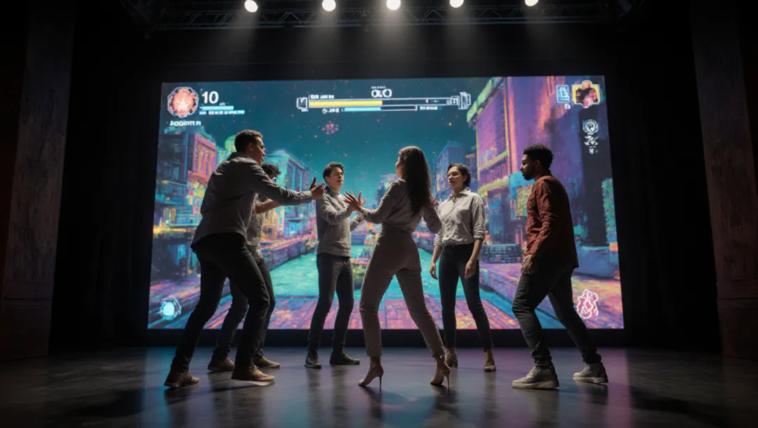Aunty Donna Transforms Their Improv Show into a Side-Scrolling Game